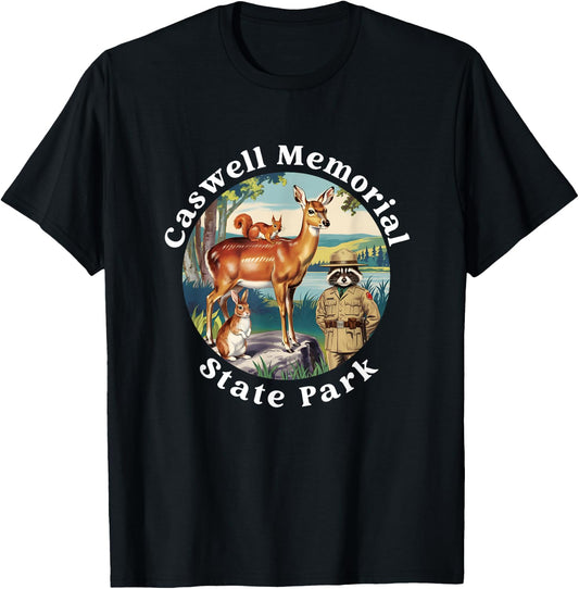 Caswell Memorial State Park California Vacation Souvenir T-Shirt - T-Shirt | Black