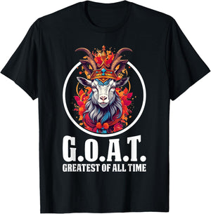 G.O.A.T. Greatest of All Time T-Shirt - T-Shirt | Black