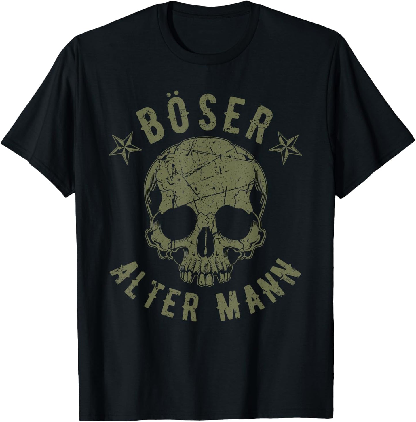 Böser Alter Mann T-Shirt - T-Shirt | Black