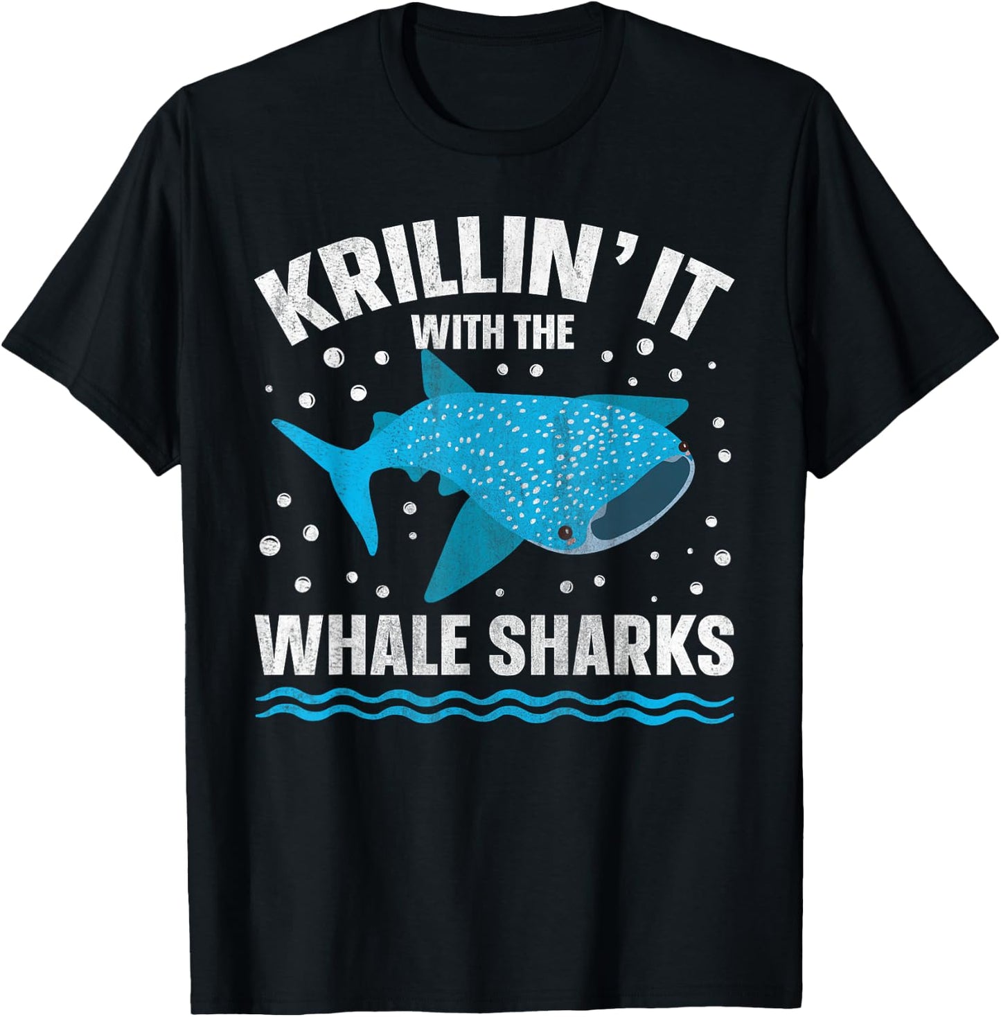 Whale Shark Diving Pun for a Whale Shark Lover T-Shirt - T-Shirt | Black