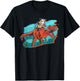 Opossum Riding Dinosaur T-Shirt - T-Shirt | Black