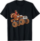 Turkey Thanksgiving Riding Monster Truck Boys Kids T-Shirt - T-Shirt | Black