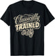 Classically Trained Retro Vintage Car Driving Auto T-Shirt - T-Shirt | Black