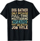 Wizard Job Title Quote - Funny Dog Bather Women T-Shirt - T-Shirt | Black