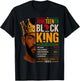 Juneteenth Shirts Men Black King Nutrition Facts African Dad T-Shirt - T-Shirt | Black