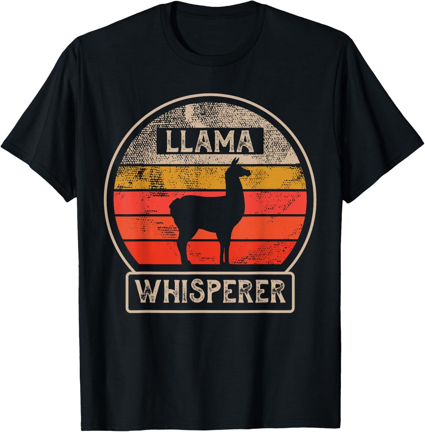Llama Whisperer T-Shirt - T-Shirt | Black