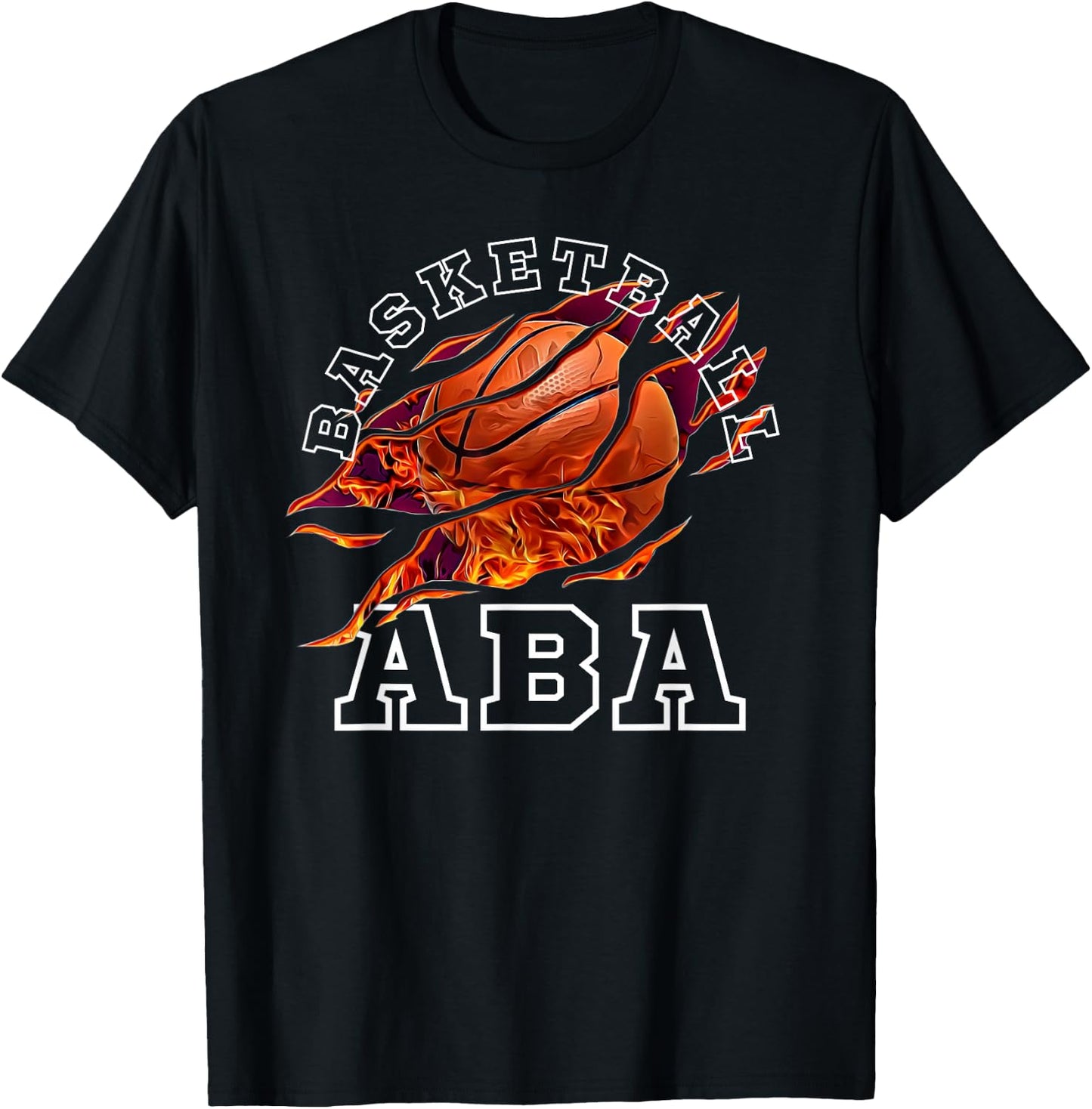 Basketball Aba Bball Lover Sports Fan Novelty T-Shirt - T-Shirt | Black