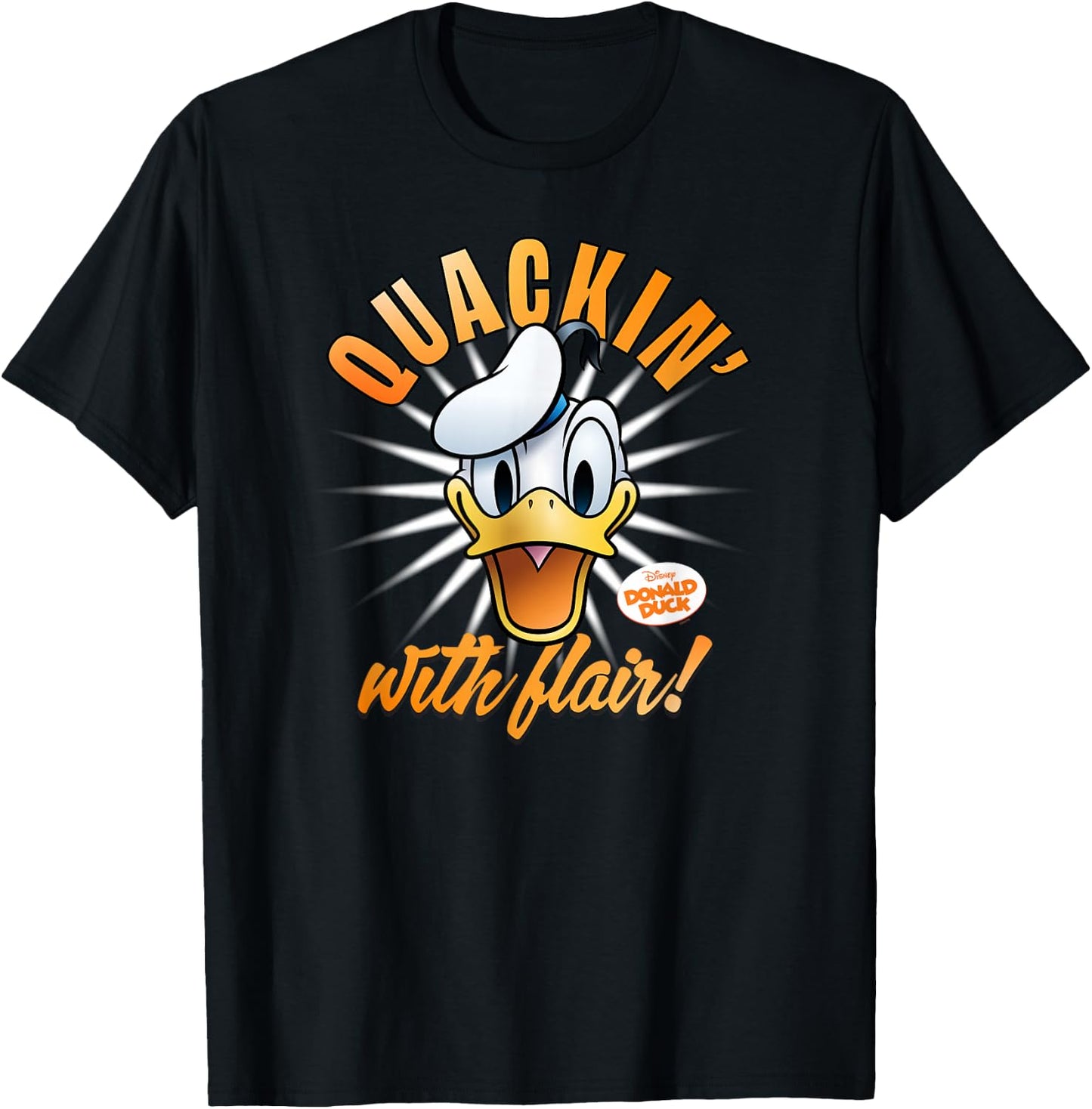 Disney Donald Duck 90th Anniversary Quackin’ with Flair! T-Shirt - T-Shirt | Black