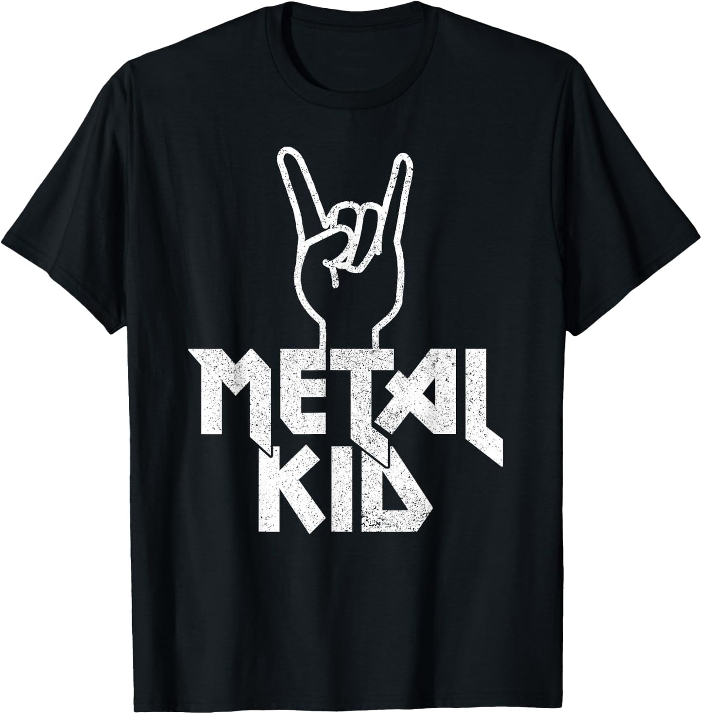 Metal Kid Apparel Co. Metal Head Heavy Black Death Metal Fan Music Gift T-Shirt - T-Shirt | Black