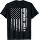 Retired 2024 us american flag for retirement and pensioner T-Shirt - T-Shirt | Black