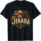 Jíbara Puerto Rico Pride Boricua Coquí Heritage Roots T-Shirt - T-Shirt | Black