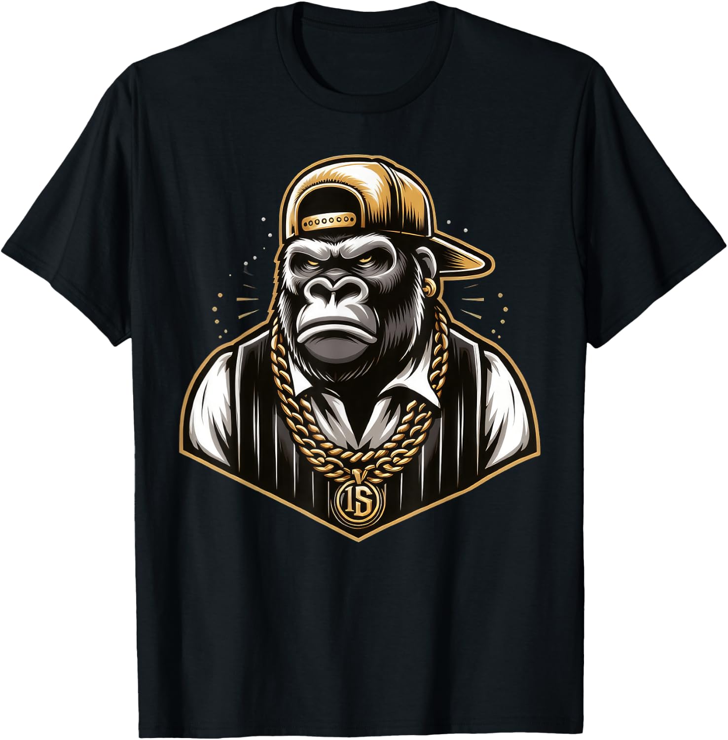 Rapper Kostüm Kinder Jungen , black T-Shirt - T-Shirt | Black