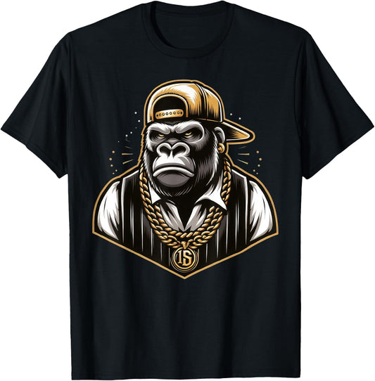 Rapper Kostüm Kinder Jungen , black T-Shirt - T-Shirt | Black