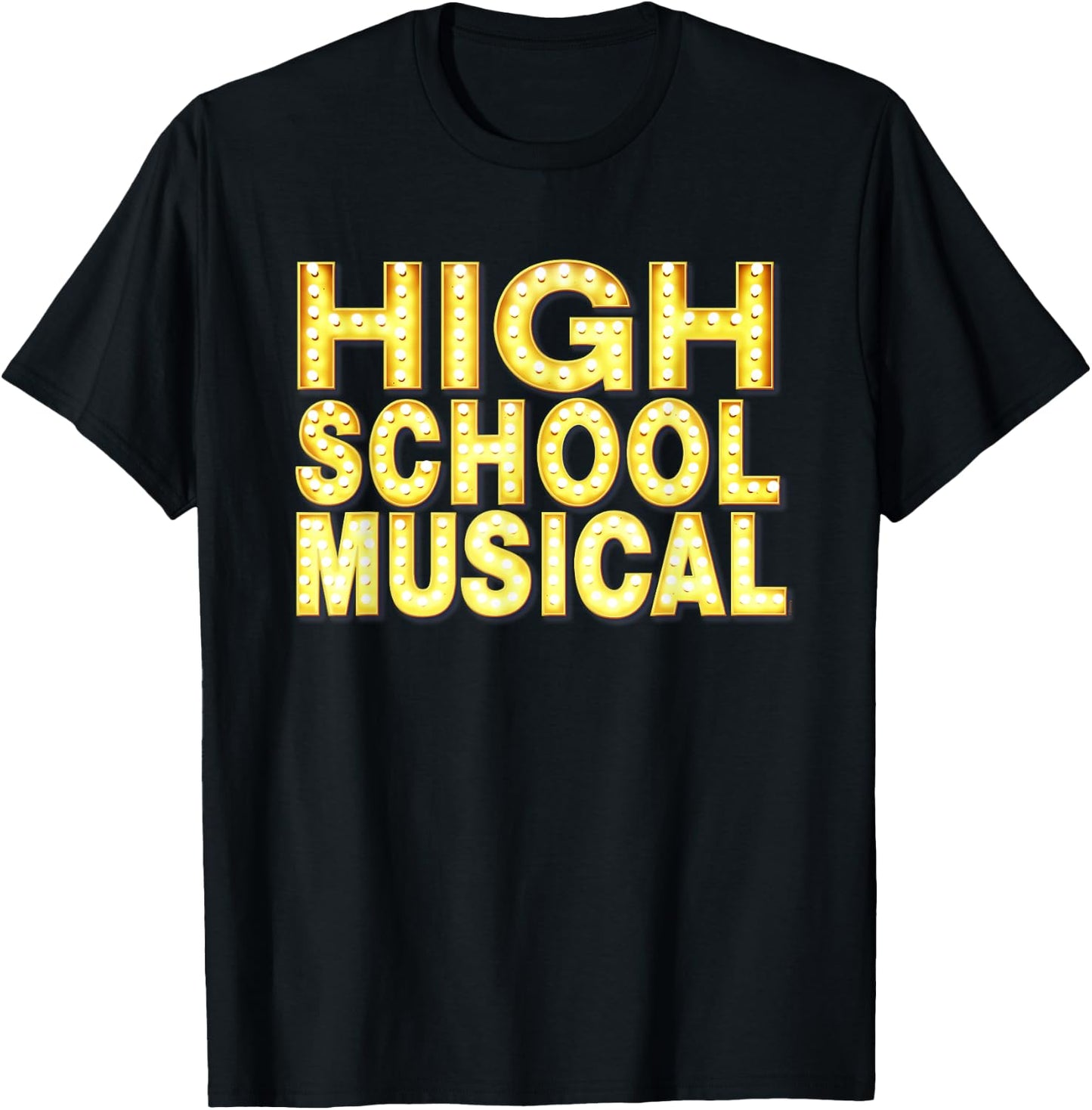 Disney Channel Official High School Musical Movie Logo , Black, S T-Shirt - T-Shirt | Black