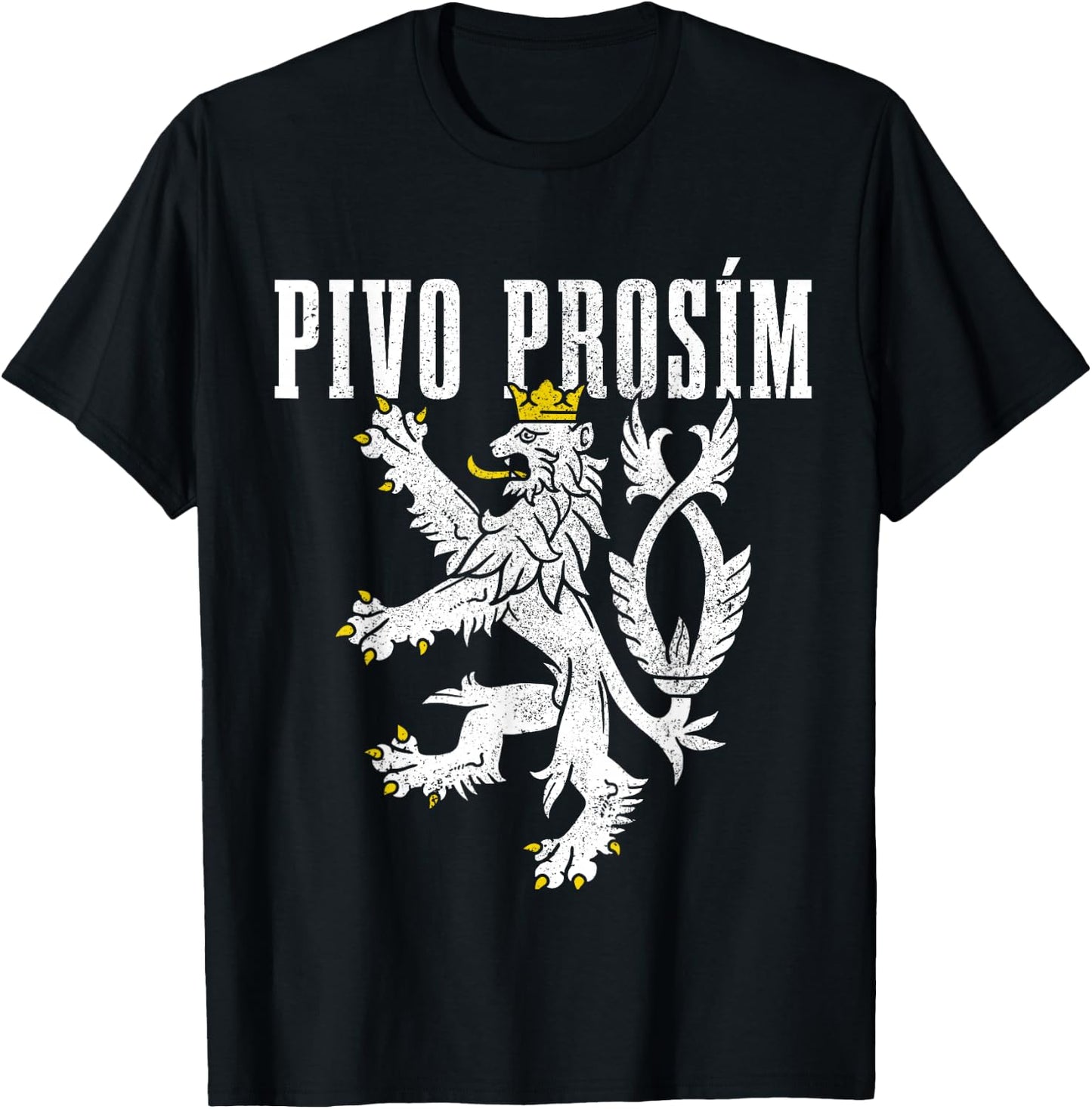 Pivo Prosim Bier bitte in Tschechien Sprache Prag T-Shirt - T-Shirt | Black