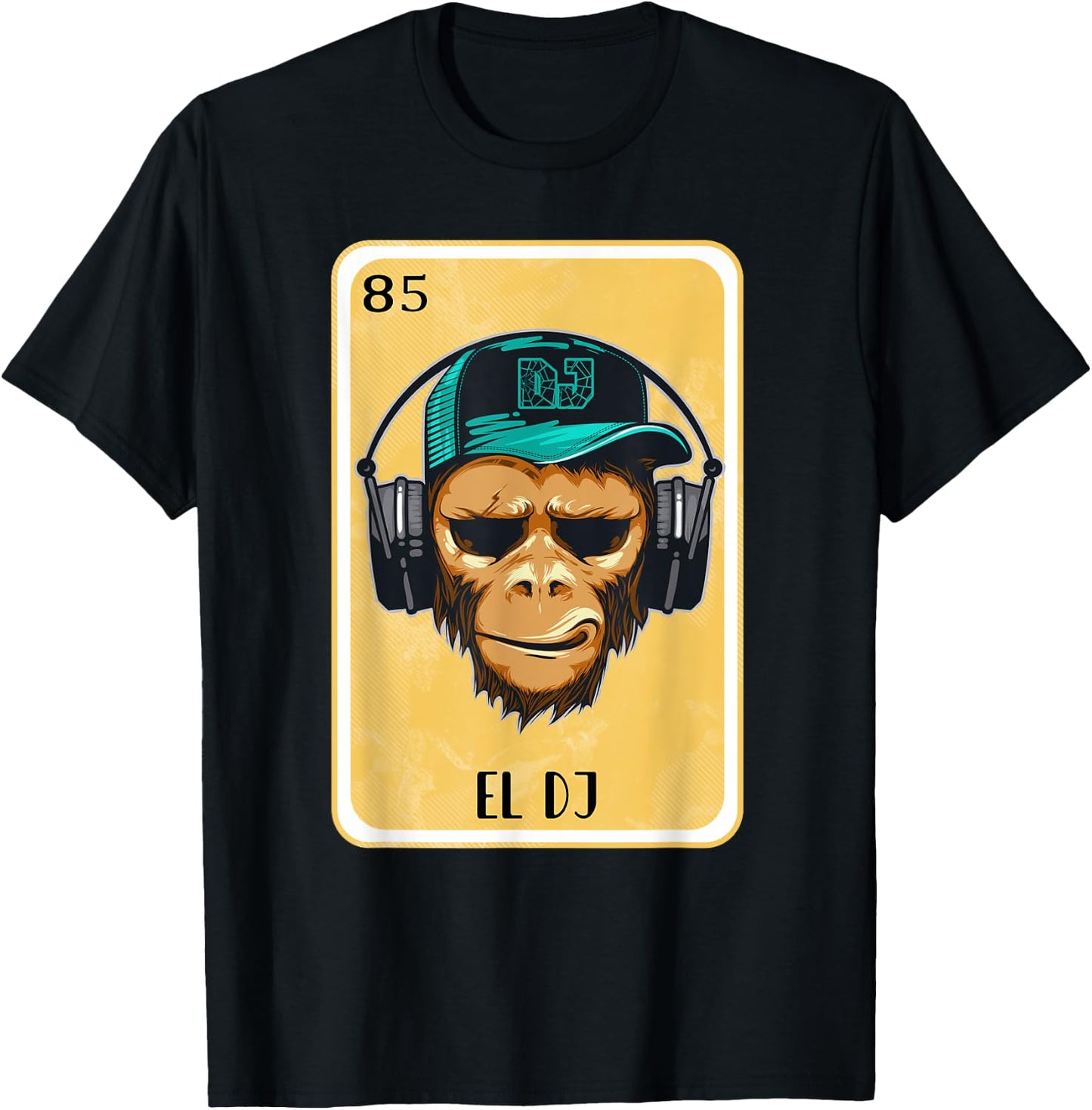 Funny Spanish-Mexican Bingo Gifts - El DJ T-Shirt - T-Shirt | Black