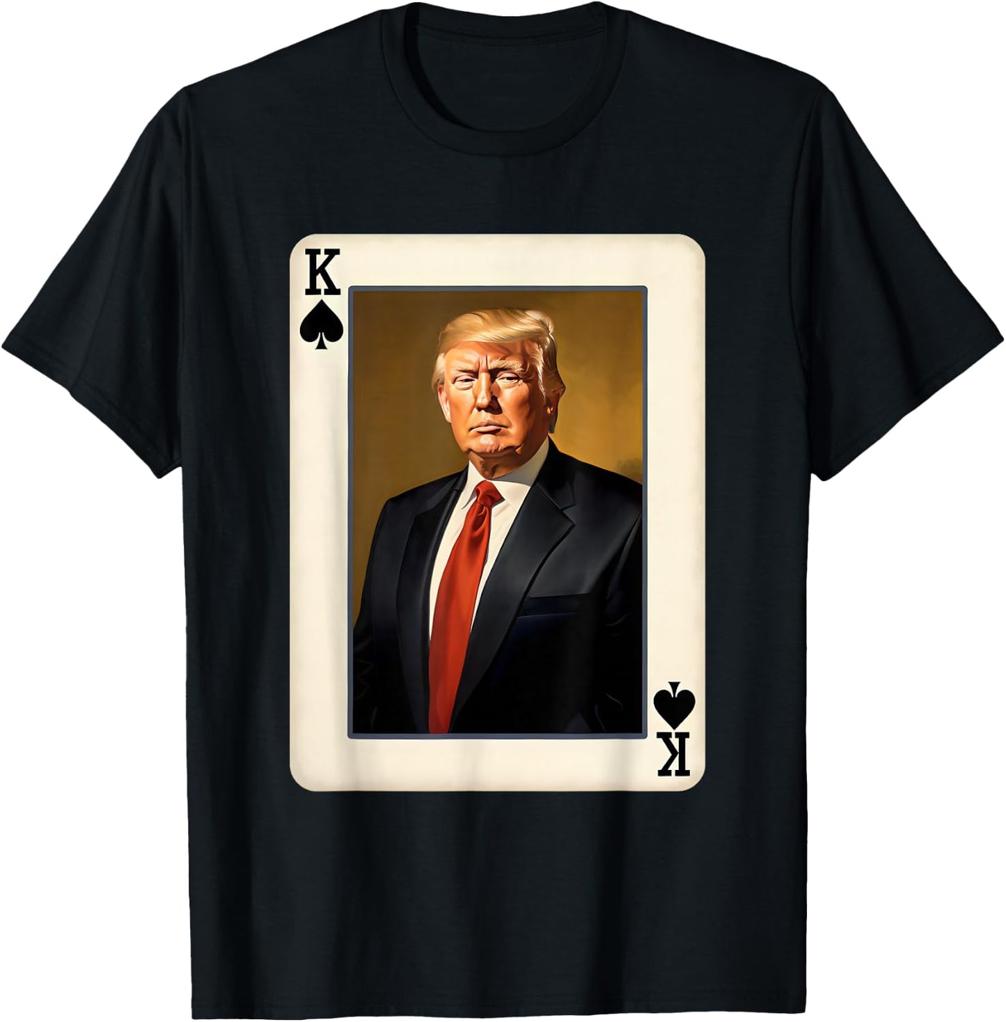 King Trump Card - Unique Donald Trump Presidential T-Shirt - T-Shirt | Black