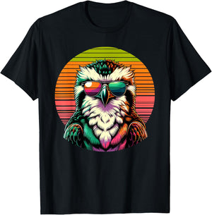 Retro Sunset Sunglasses Osprey Sea Hawk Ospreys T-Shirt - T-Shirt | Black