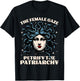 The Female Gaze Medusa Petrify The Patriarchy Funny Feminist T-Shirt - T-Shirt | Black
