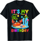10th Birthday Crab Themed Summer Beach Party 10 Year Old T-Shirt - T-Shirt | Black