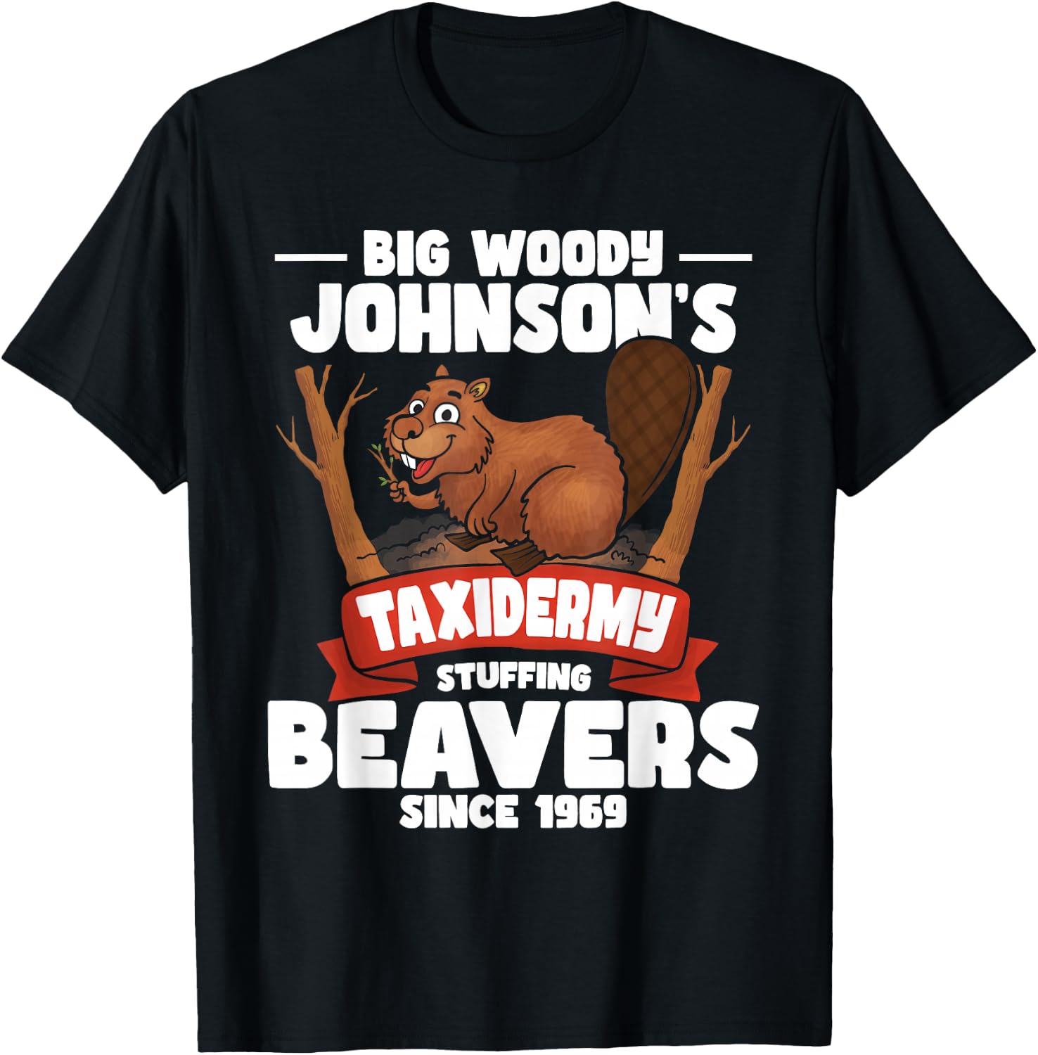 Taxidermy Stuffing Beavers - Taxidermist Animal Stuffer T-Shirt - T-Shirt | Black
