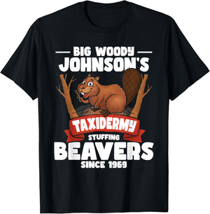 Taxidermy Stuffing Beavers - Taxidermist Animal Stuffer T-Shirt - T-Shirt | Black