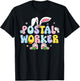 Postal Worker Easter Mail Carrier Postal Carrier Mailman T-Shirt - T-Shirt | Black
