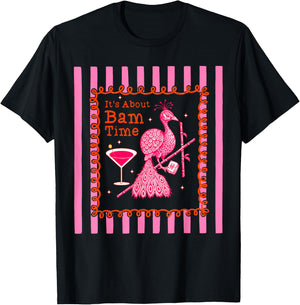 It's About Bam Time Mahjong Player Funny Peacock Men Women T-Shirt - T-Shirt | Black