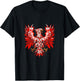 PolishDesigns Polish Eagle Poland Polska - Black, Small, Classic Fit, Short Sleeve, -Adult, All Ages, Polish Heritage, Flag Enthusiasts T-Shirt - T-Shirt | Black