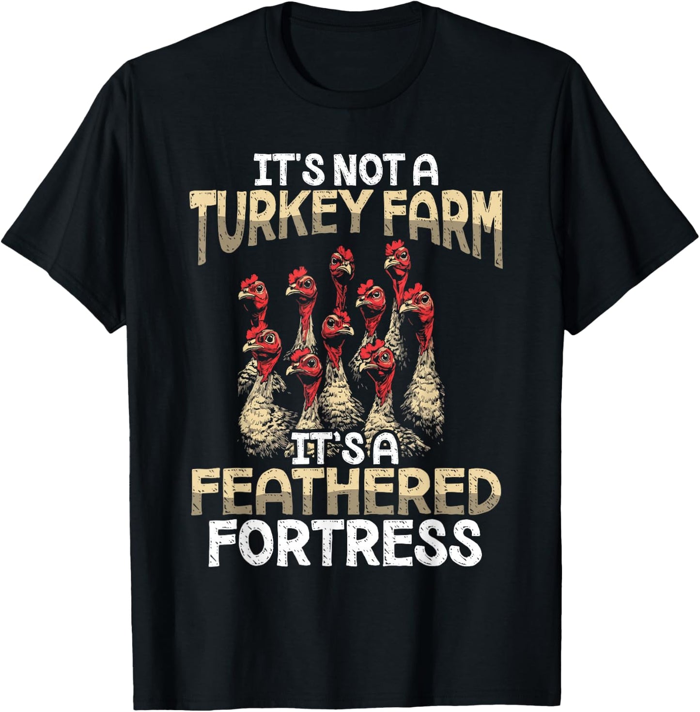 Turkey Farm Turkey Farmer T-Shirt - T-Shirt | Black