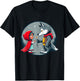 Little Red Riding Hood Wolf Fairy Tale Forest Children Cute T-Shirt - T-Shirt | Black