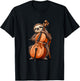 Sloth Playing Cello T-Shirt - T-Shirt | Black