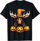 Moose Halloween Costume - Animal Moose Lover Halloween T-Shirt - T-Shirt | Black