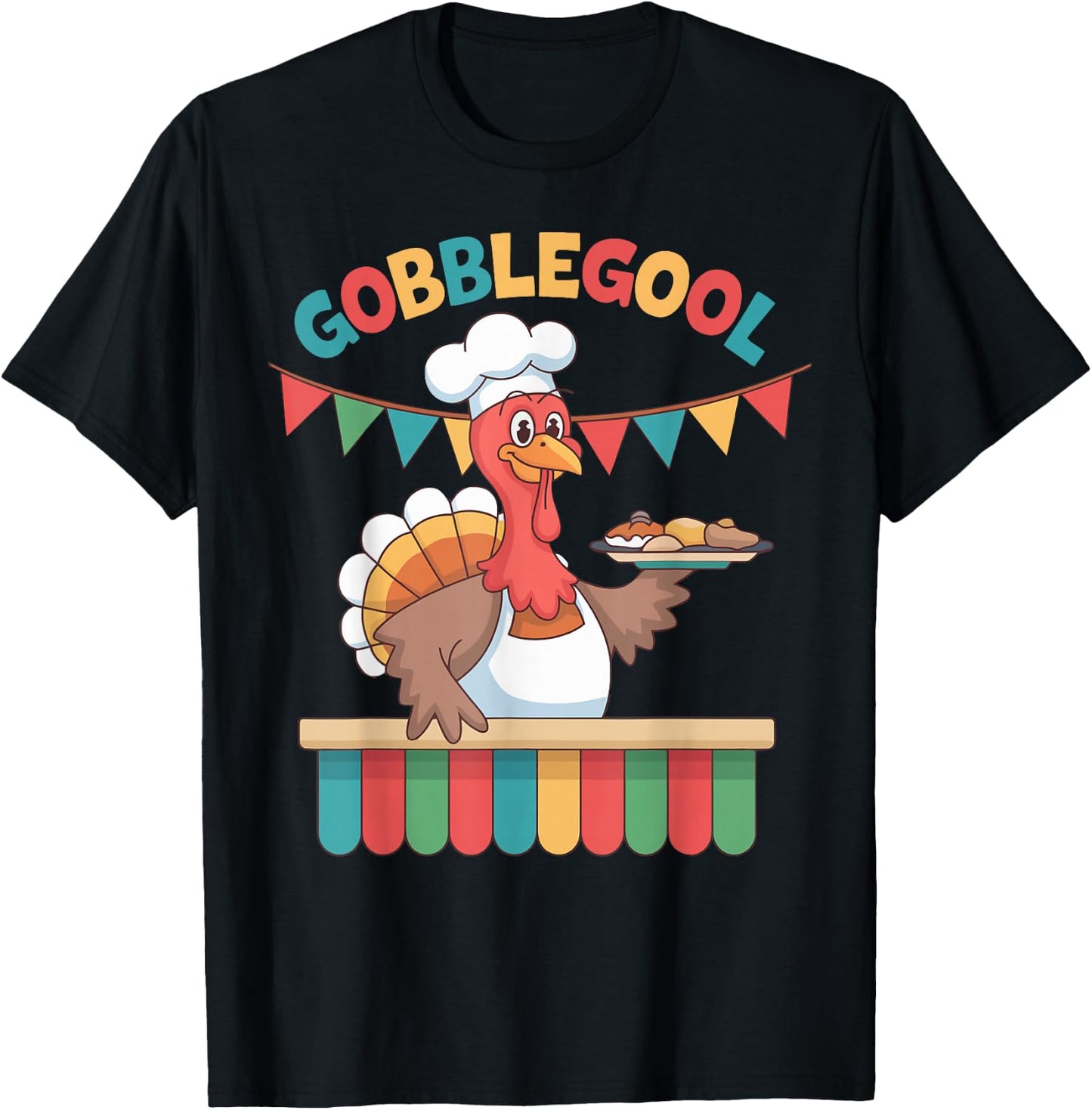 Gobblegool Turkey Thanksgiving gobble gool turkey T-Shirt - T-Shirt | Black