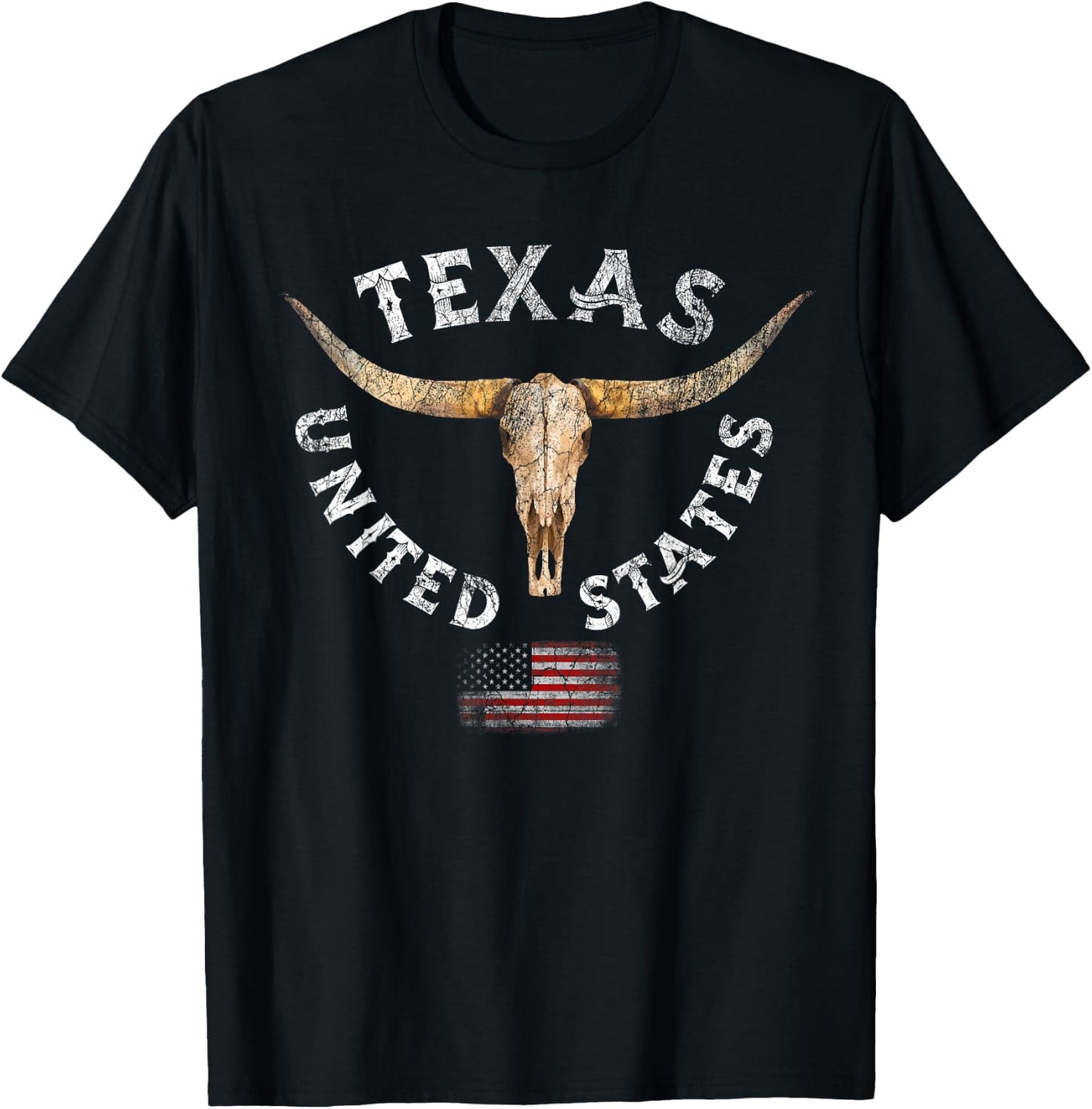 Texas - USA - Pride Since 1845 Texas Fan , black T-Shirt - T-Shirt | Black