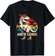 Auntiesaurus T Rex Dinosaur Auntie Saurus Auntie Family T-Shirt - T-Shirt | Black