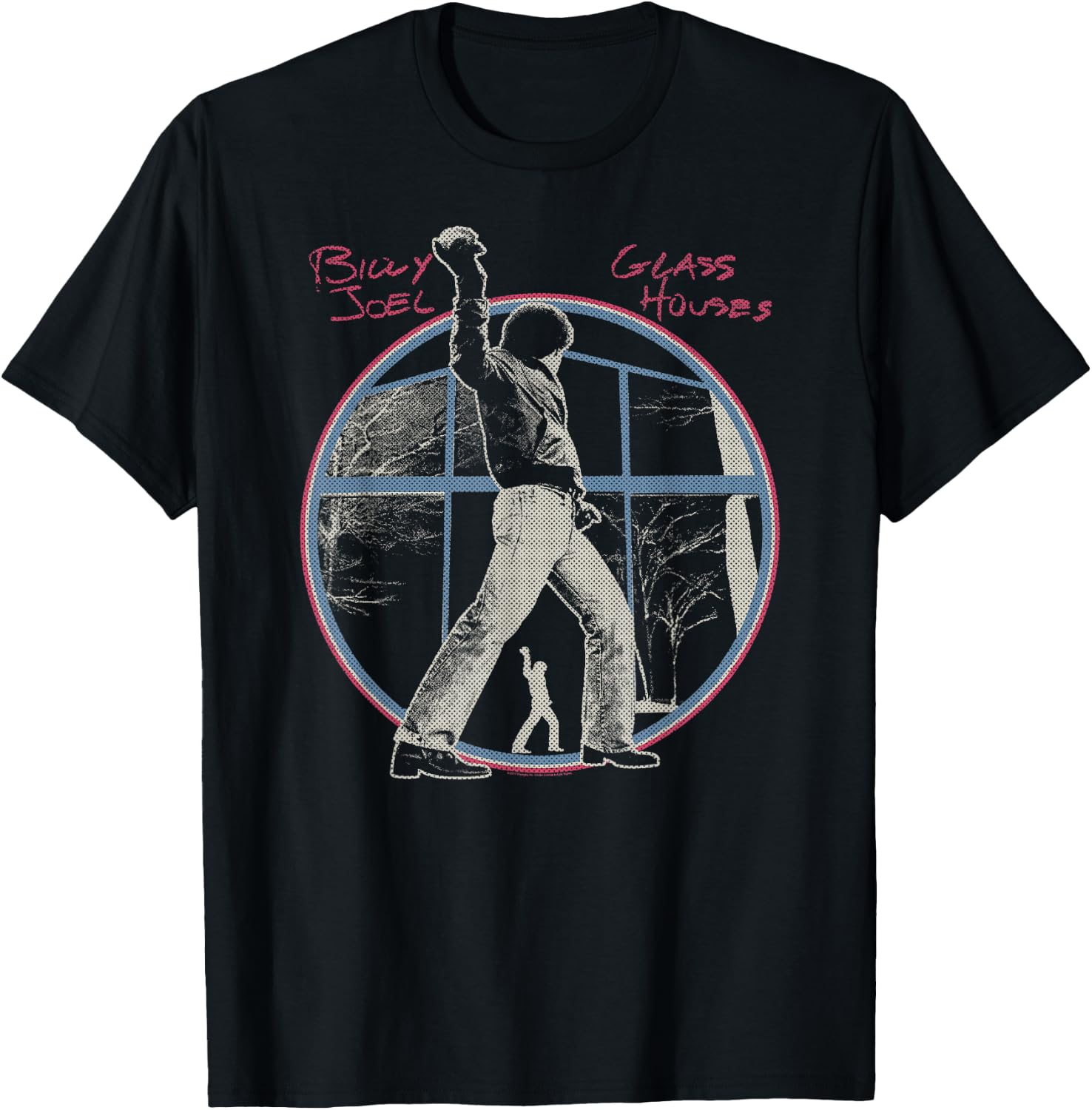 Billy Joel - Glass Houses T-Shirt - T-Shirt | Black