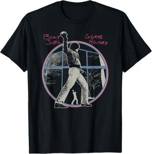 Billy Joel - Glass Houses T-Shirt - T-Shirt | Black
