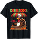 Gobblegool Turkey Cheef Thanksgiving turkey Men Women T-Shirt - T-Shirt | Black