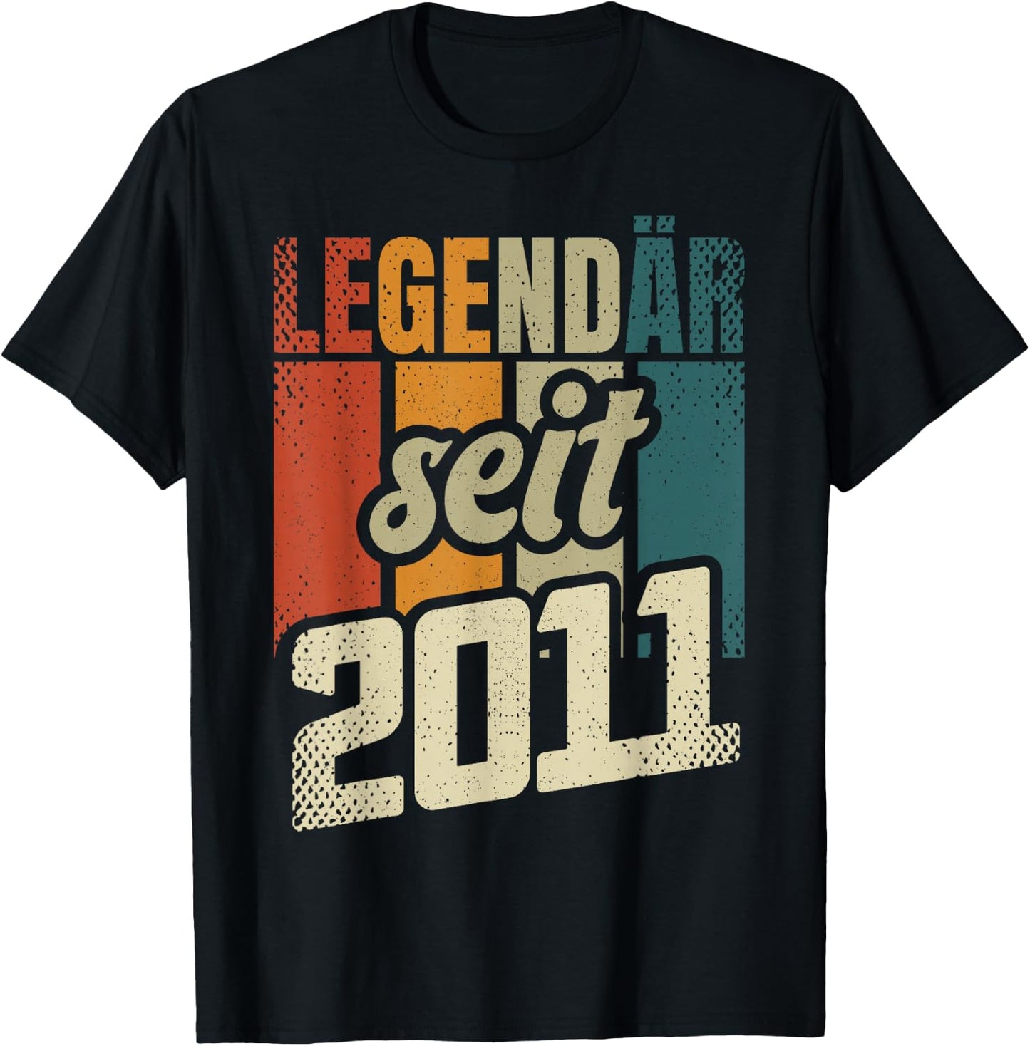 15. Geburtstag Junge Mädchen 15 Jahre 2011 Geschenk Lustig T-Shirt - T-Shirt | Black