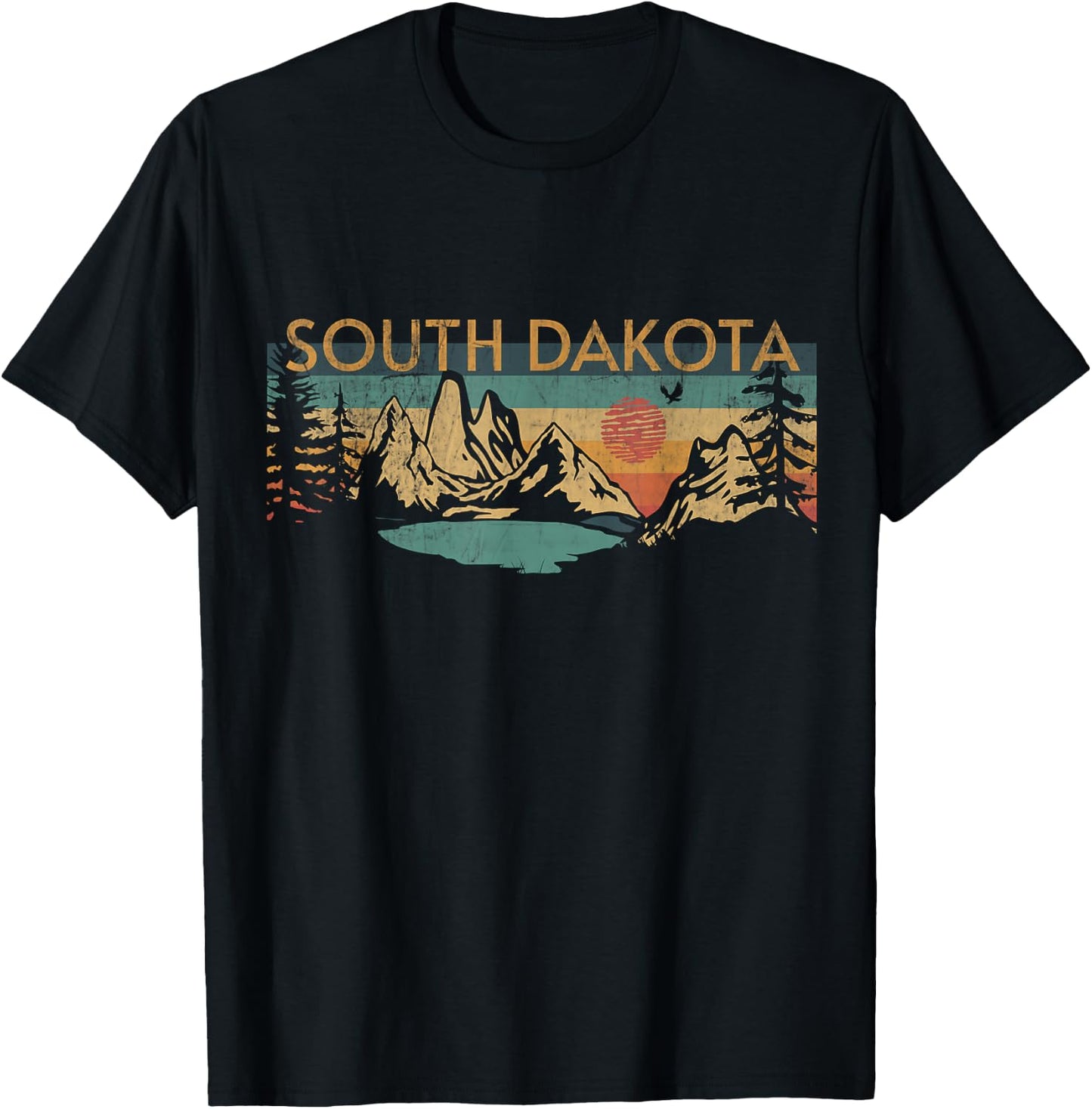 South Dakota T-Shirt - T-Shirt | Black