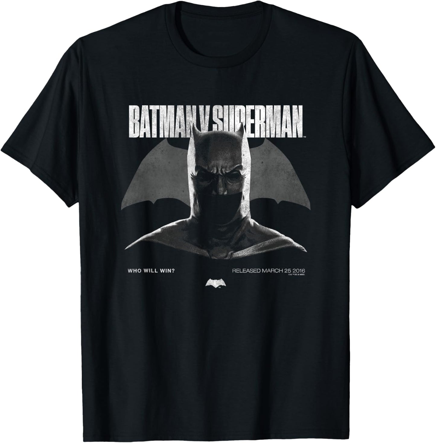 Batman v Superman Cowl 85th Anniversary T-Shirt - T-Shirt | Black
