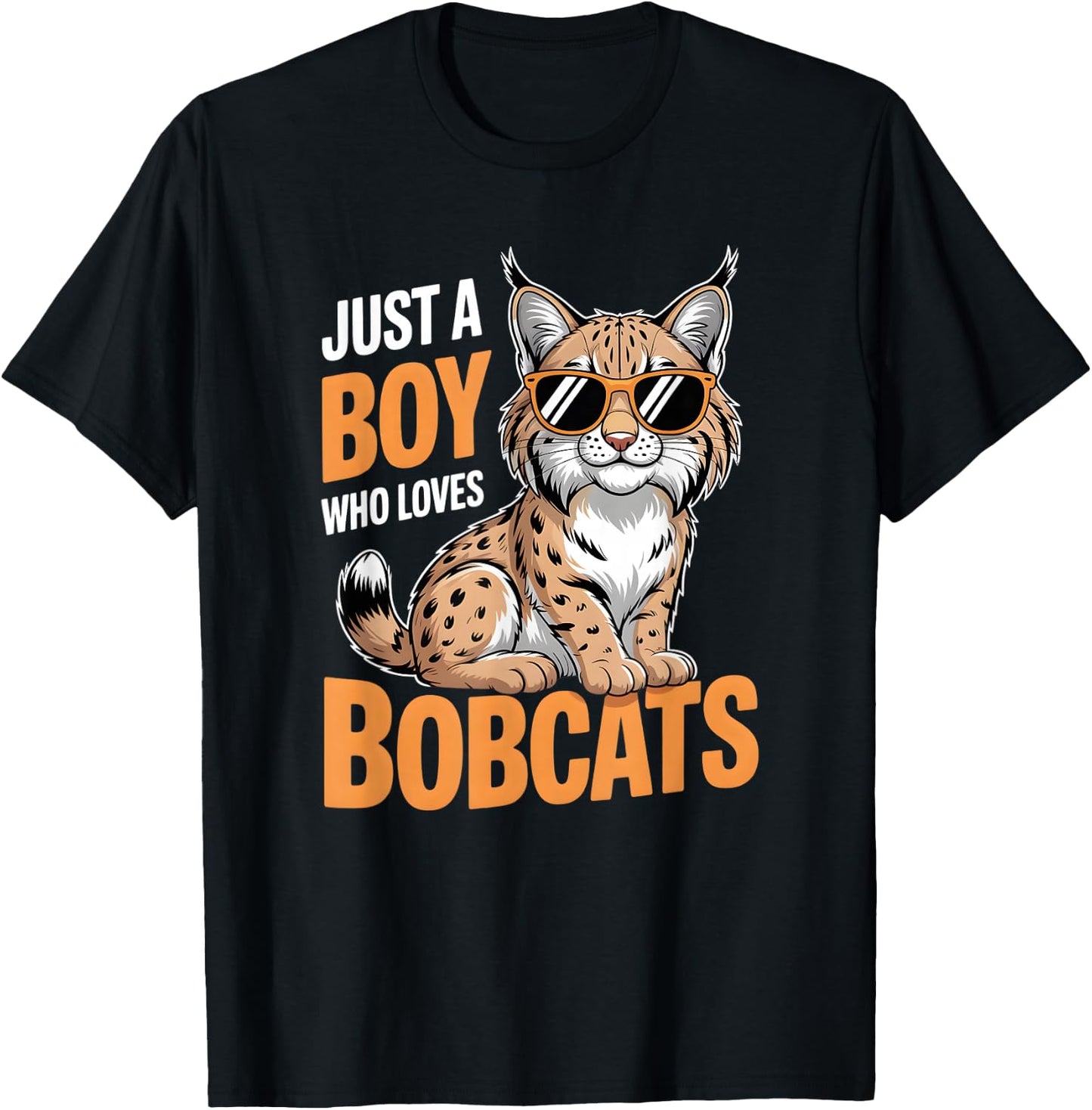 Boys Bobcat T-Shirt - T-Shirt | Black
