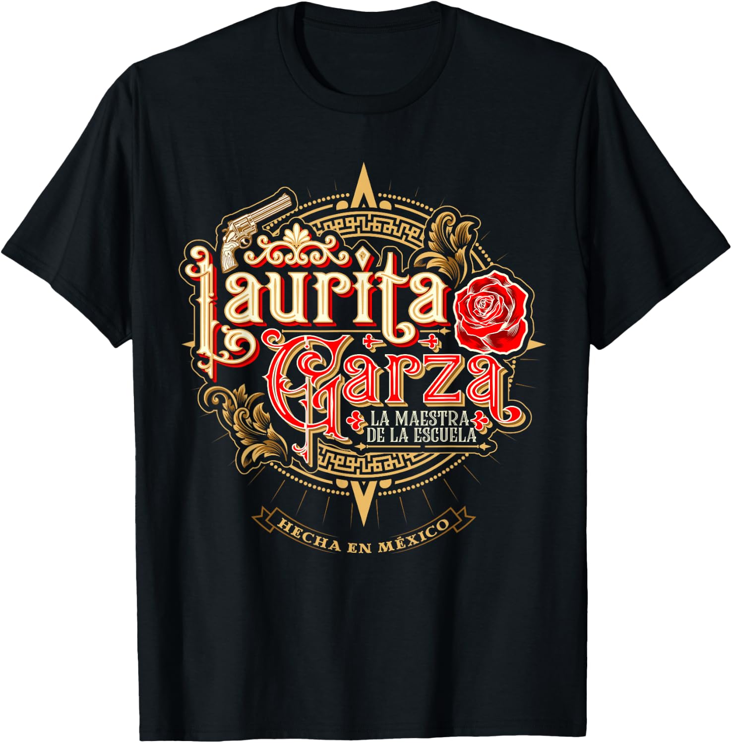 Mexican Matching Family Couples México Souvenir Mexicana T-Shirt - T-Shirt | Black