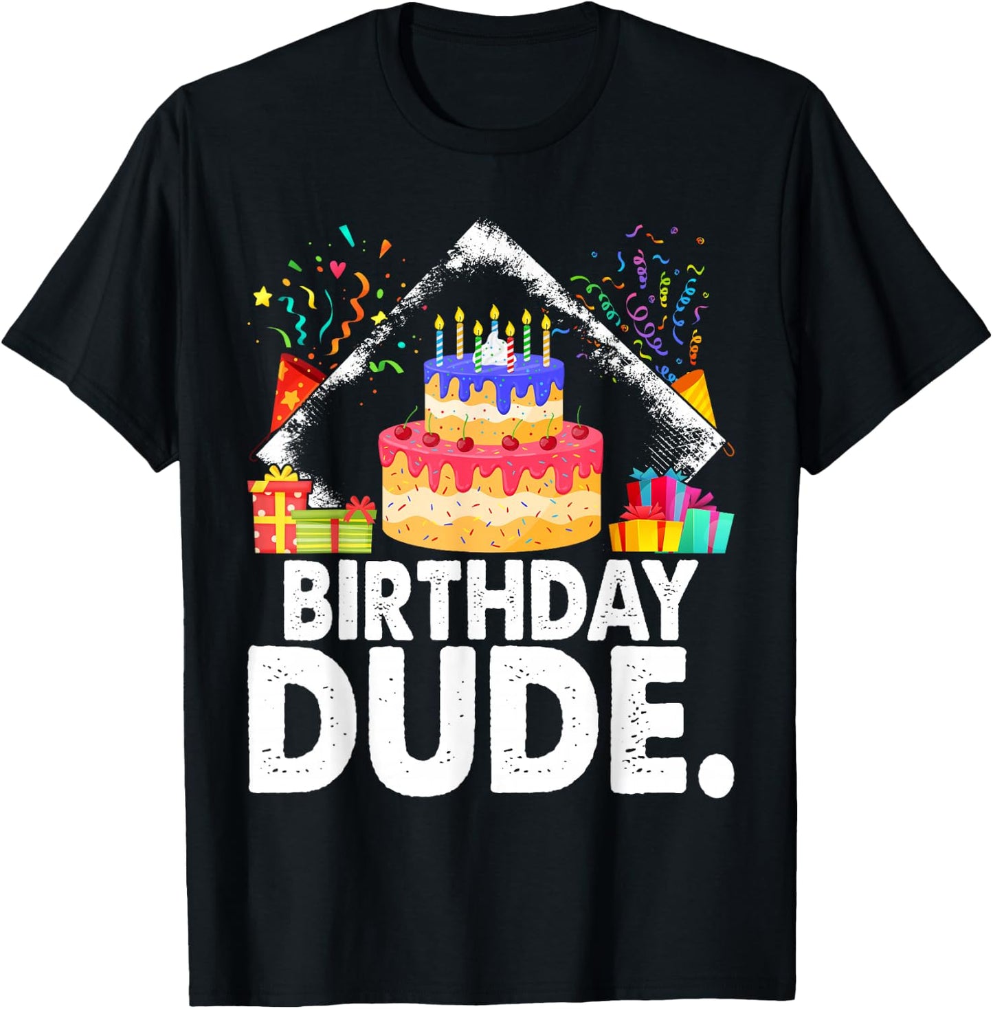 Perfect Dude Merchandise Boys Birthday Dude Graphic Novelty T-Shirt - T-Shirt | Black