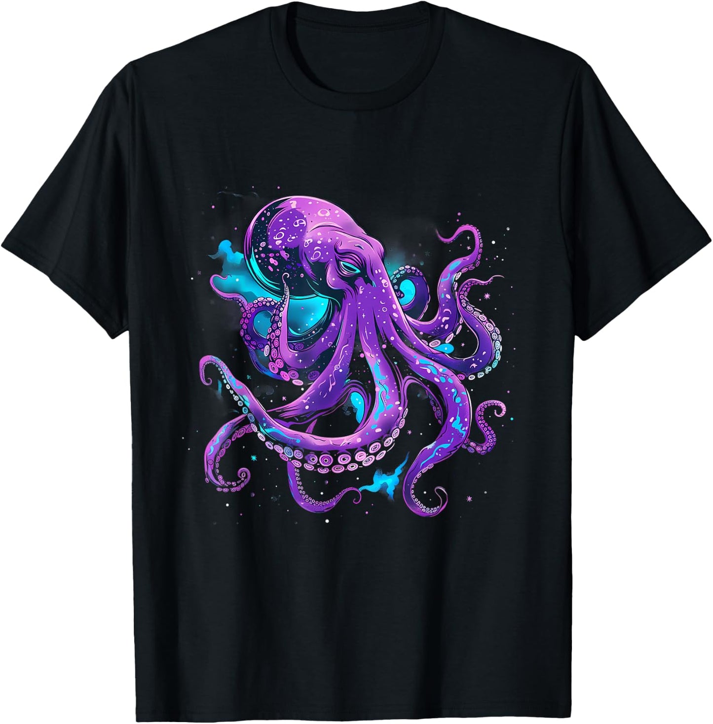 Octopus Cthulhu Kraken Sea Monster Ocean Sea Animal Lover T-Shirt - T-Shirt | Black