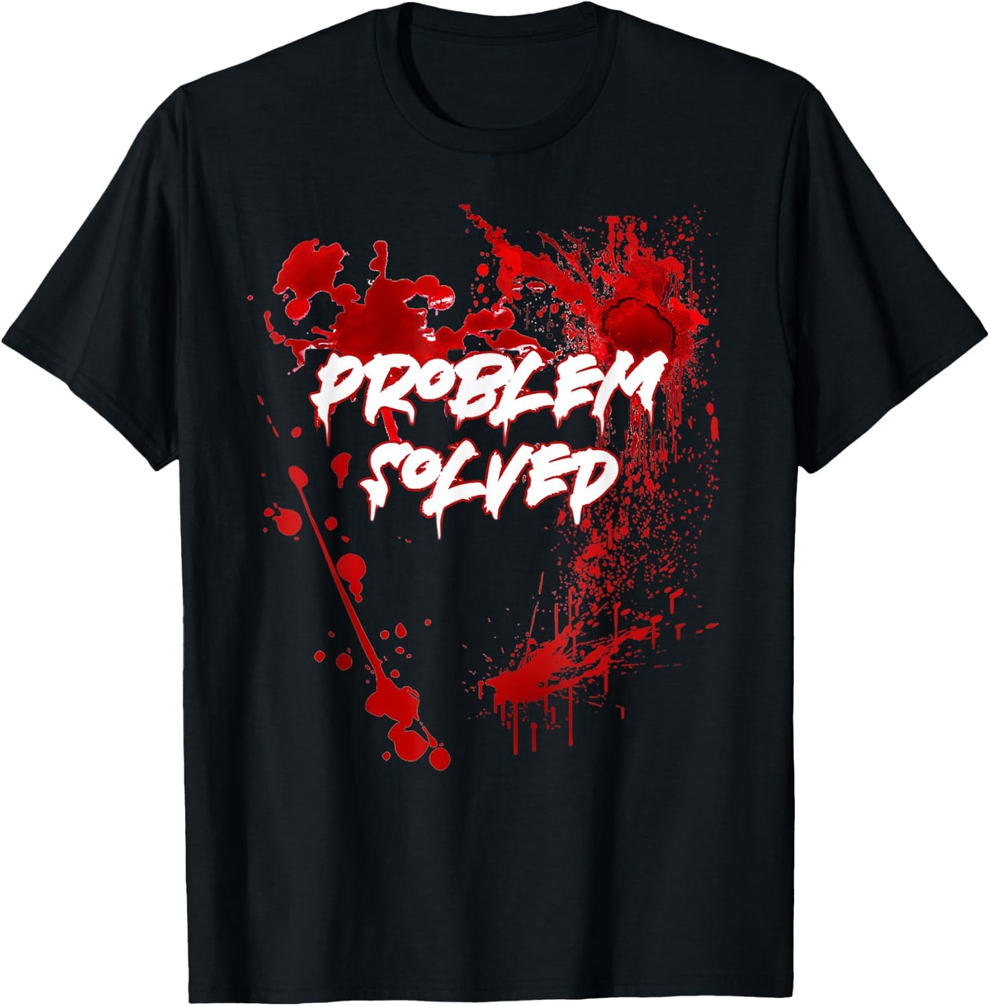 Problem Solved Halloween T-Shirt - T-Shirt | Black