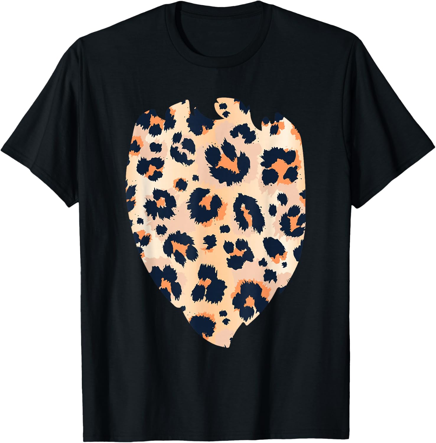Children's DIY Costume Cheetah Belly Costume Boys Girls Child , brown, 80 T-Shirt - T-Shirt | Black