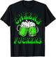 Cheers Fuckers St Patricks Day Funny Beer Drinking Men Women T-Shirt - T-Shirt | Black