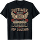 Oldtimer Baujahr 1969 Geboren Vintage Birthday Retro , black, s T-Shirt - T-Shirt | Black